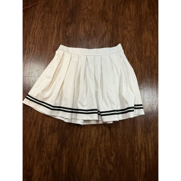 wild fable Dresses & Skirts - Wild Fable Women’s Pleated Skirt Large Black & White Elastic Waist Pull-on